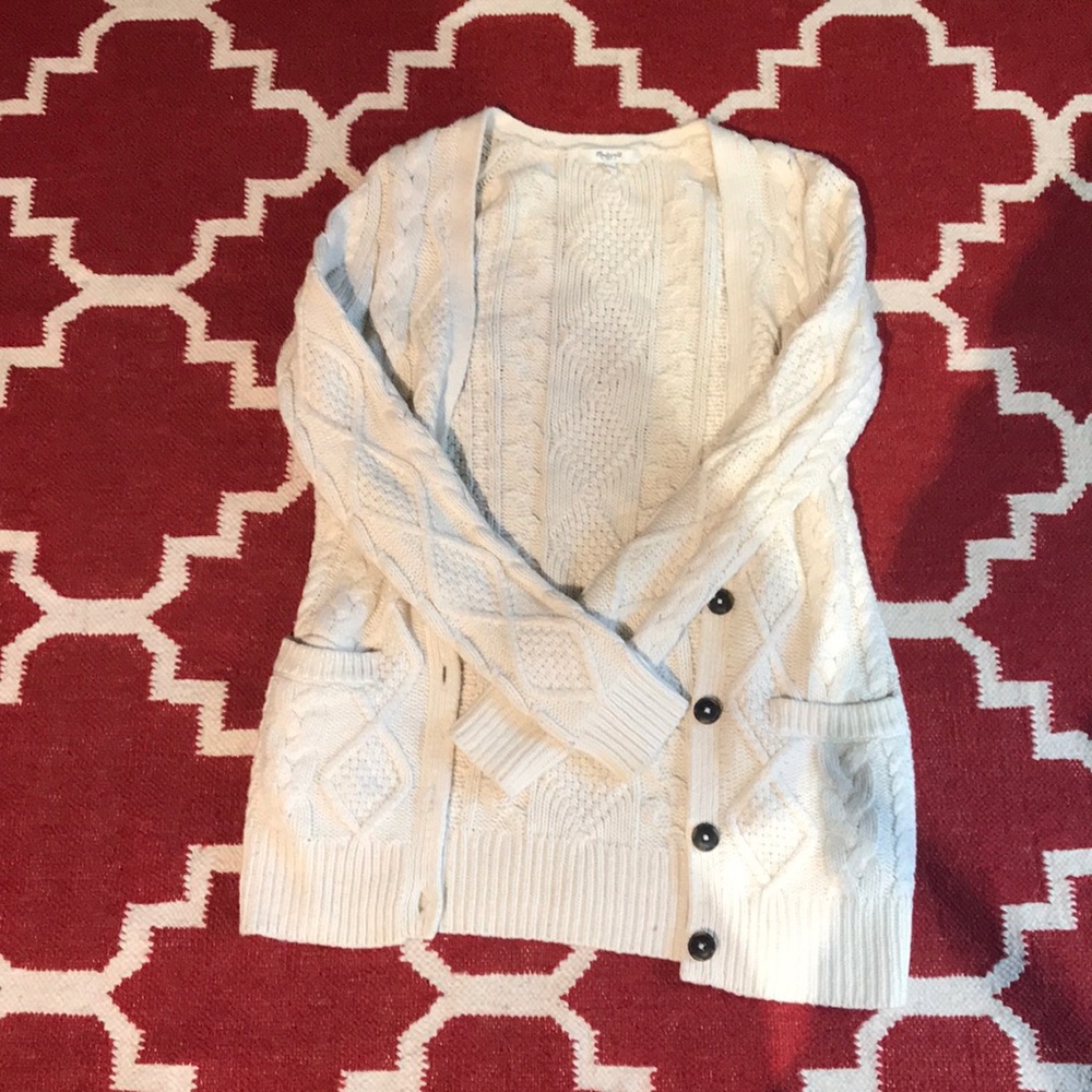 Madewell Cream Cardigan